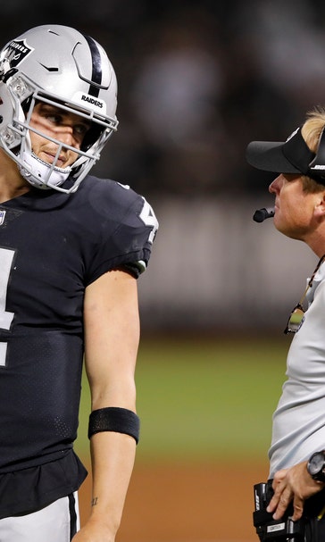 Raiders offense regressing under Carr, Gruden